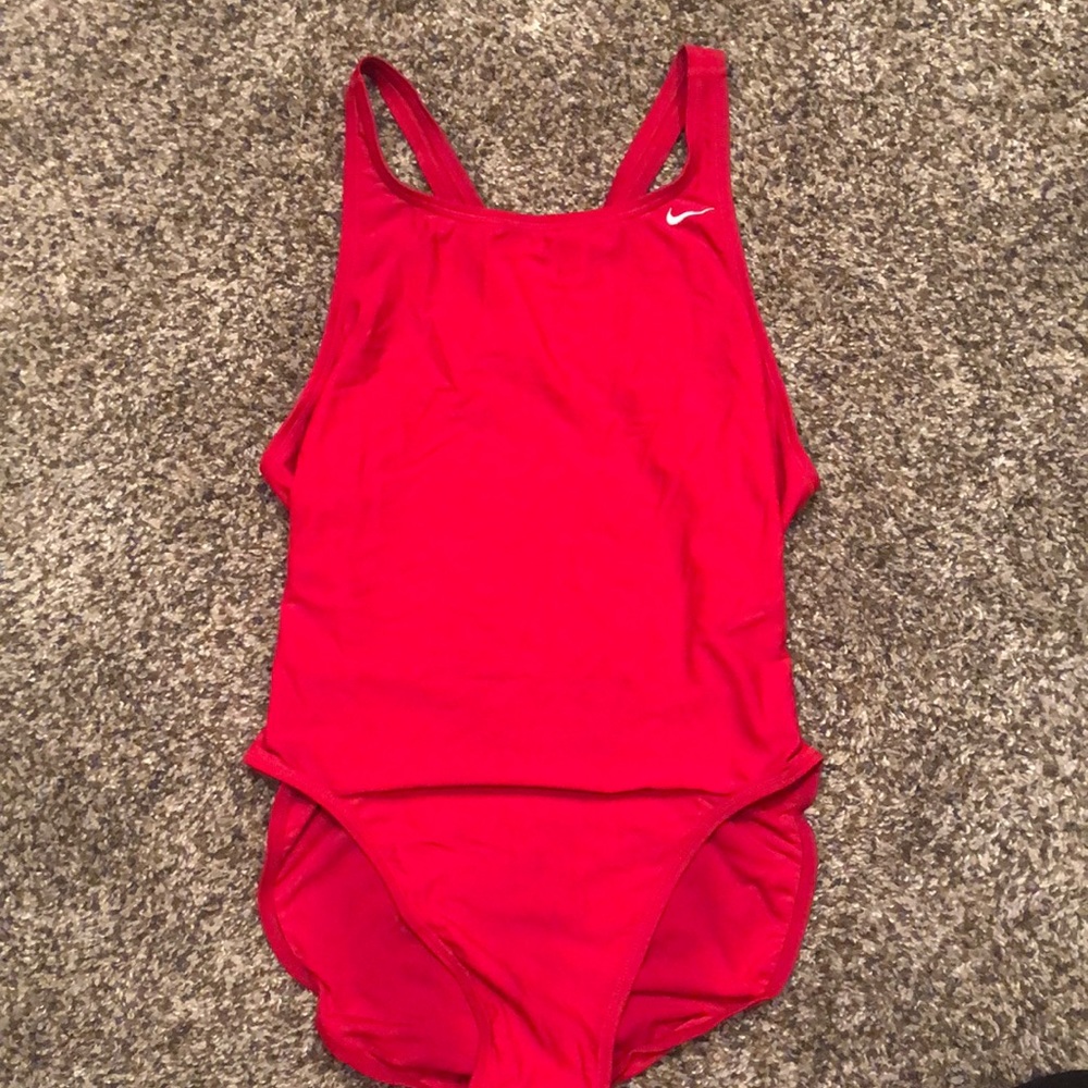 Red Nike Swimsuit